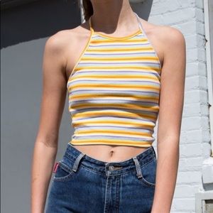 BRANDY MELVILLA RARE LAURA HALTER TOP
